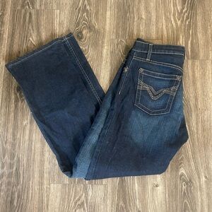 Harley-Davidson Dark Blue Denim Jeans with White Stitching